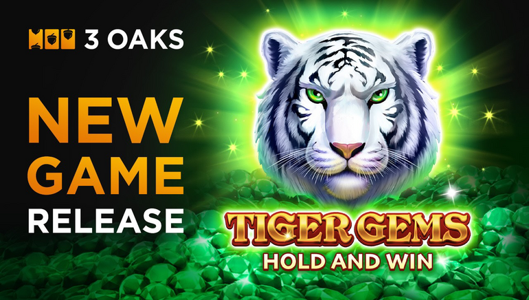 Sneak peek to a Jungle Adventure in 3 Oaks Gaming's Tiger Gems: Hold and Win